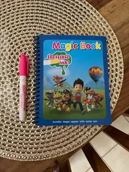 Packa Strážny Pes Magické Knihy Vody Kreslenie Montessori Hračky Opakovane Sfarbenie Kniha Magické Vody Kreslenie Kniha Čoskoro Vzdelávania Hračky
