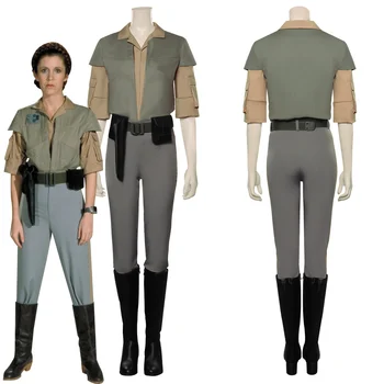 Star 3 Návrat jediho, Leia Organa Sólo Cosplay Kostým Oblečenie Halloween Karneval Oblek